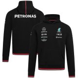 Mercedes-AMG Petronas 2022 Black F1 Team Hooded Sweat Mens