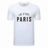 PSG White Messi ICI C'EST PARIS T-Shirt Mens 2021/22