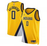 Indiana Pacers Yellow Swingman Jersey - Statement Edition Mens 2023/24 #HALIBURTON - 0