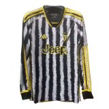 Juventus Home Jersey Mens 2023/24 #Long Sleeve