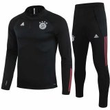 2020-2021 Bayern Munich Navy Half Zip Soccer Training Suit