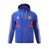 Olympique Lyonnais Blue All Weather Windrunner Jacket Mens 2023/24