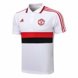 Manchester United White RB Polo Jersey Mens 2021/22