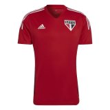Sao Paulo FC Red Training Jersey Mens 2022/23