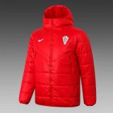 2020/2021 Croatia Red Soccer Winter Jacket Men's