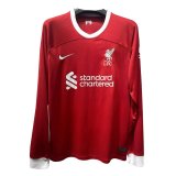 Liverpool Home Jersey Mens 2023/24 #Long Sleeve