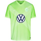 2020/2021 VFL Wolfsburg Home Green Men Soccer Jersey Shirt
