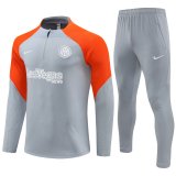 Inter Milan Grey Training Suit Mens 2023/24