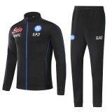 Napoli Black Training Suit Jacket + Pants Mens 2021/22