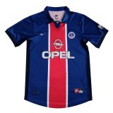 1998-1999 PSG Retro Home Blue Men Soccer Jersey Shirt