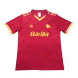 92/94 AS Roma Home Red Retro Soccer Jersey Shirt Men