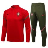 Portugal Red Traning Suit Mens 2021/22