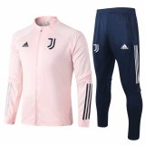 2020-2021 Juventus Pink Jacket Soccer Training Suit