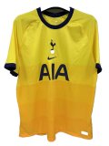 2020/2021 Tottenham Hotspur Third Yellow Soccer Jersey Men's