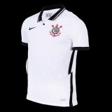 2020/2021 Corinthians Home White Men Soccer Jersey Shirt