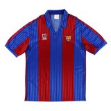 1989-1992 Barcelona Retro Home Red&Blue Men Soccer Jersey Shirt