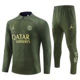 PSG x Jordan Green Training Suit Mens 2023/24