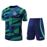 Inter Milan Green Jersey + Short Mens 2022/23