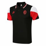 AC Milan Black Polo Jersey Mens 2021/22