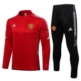 Manchester United Red Training Suit Mens 2021/22