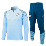 Manchester City Blue Training Suit Mens 2023/24