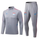 Olympique Lyonnais Gray Training Suit Mens 2022/23