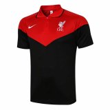 Liverpool Red - Black Polo Jersey Men's 2021/22