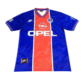 95/96 PSG Home Blue Retro Soccer Jersey Shirt Men