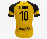 Borussia Dortmund 18-19 Home Yellow Soccer Shirt #10 Mario Gotze