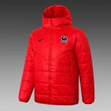 2020/2021 France Red Soccer Winter Jacket Men's