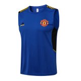 Manchester United UEFA Blue Singlet Jersey Mens 2021/22