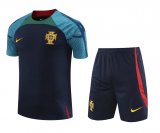 Portugal Royal Training Jersey + Short Mens 2022