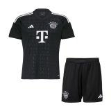 Bayern Munich Goalkeeper Black Jersey + Short Kids 2023/24