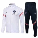 PSG x Jordan White Training Suit (Jacket + Pants) Mens 2021/22