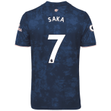 2020/2021 Arsenal Third Navy Men's Soccer Jersey SAKA #7