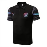 Manchester City Black Polo Jersey Mens 2022/23