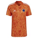 Cruzeiro Goalkeeper Orange Jersey Mens 2022/23
