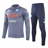 2020/2021 Napoli Grey Soccer Training Suit Men