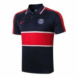2020-2021 PSG Navy & Red Soccer Polo Jersey