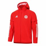 2020/2021 S. C. Internacional Hoodie All Weather Windrunner Jacket Red Mens