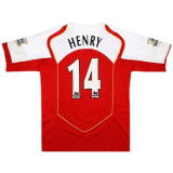 Arsenal Home Jersey Mens 2004/2005 #Retro Henry #14