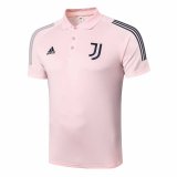 2020-2021 Juventus Pink Soccer Polo Jersey