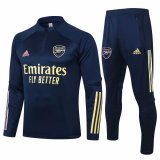 2020-2021 Arsenal Navy Half Zip Soccer Training Suit