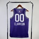 2024 Utah Jazz Purple Swingman Jersey - City Edition Mens CLARKSON #00