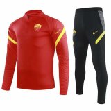 2020-2021 AS Roma Red Half Zip Soccer Training Suit