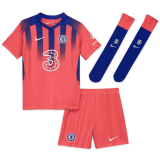 2020/2021 Chelsea Third Kids Soccer Jersey Kit (Shirt + Short + Socks)