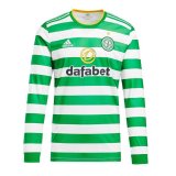 2020/2021 Celtic FC Home Green&White Stripes LS Soccer Jersey Men's
