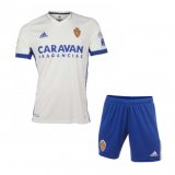 2020/2021 Real Zaragoza Home White & Red Kids Soccer Jersey Kit(Shirt + Short)
