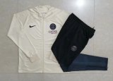 PSG Cream Training Jacket + Pants Mens 2023/24