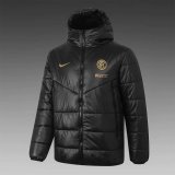 2020/2021 Inter Milan Black Soccer Winter Jacket Men